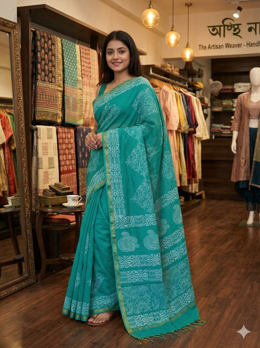 Cotton blend Silk